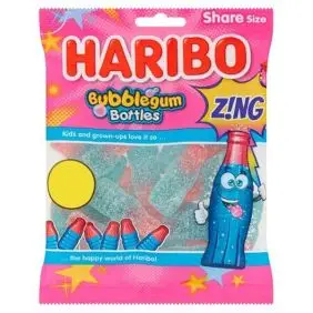 Haribo - Bubblegum Bottle Zing - DK Konfekture