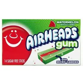 Airheads Gum - Watermelon - 
