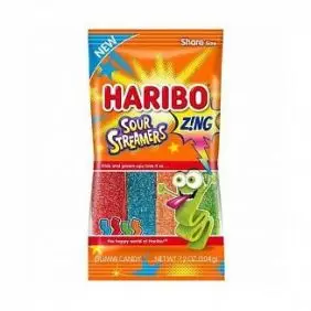 Haribo - Zing! Sour Streamers - 