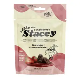 Tørret Dadler - Strawberry - Tørret Frugt