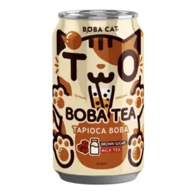 Boba Cat - Brown Sugar Milk Tea - Verden Drikke