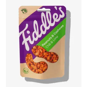 Fiddle's - Peanuts & Cashews - Chili & Lime - Chips & Snack