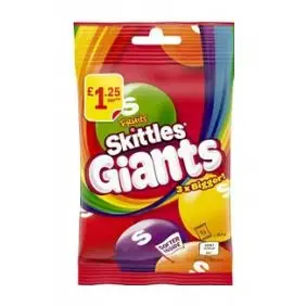 Skittles Giant Vegan Chewy Fruit Sweetes - Skittles