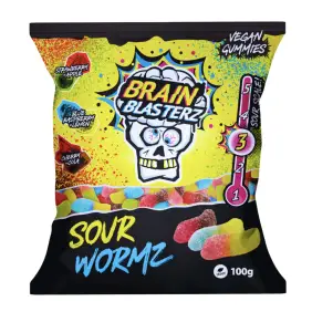 Brain Blasterz - Sour Wormz Gummies - 