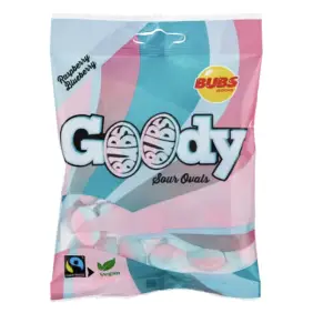 Bubs - Goody Sour Ovaler - Slik mm