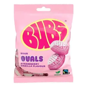 Bubs - Sour Ovaler Strawberry Vanilla - 