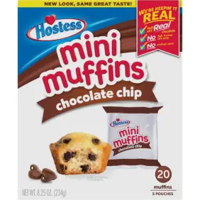 Hostess - Mini Muffins Chocolate Chip - Nyheder