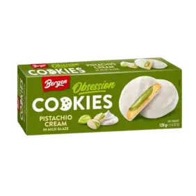 Bergen - Cookies Pistachio Cream Milk Glaze - Nyheder