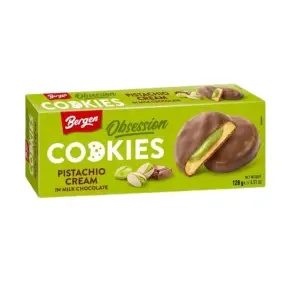 Bergen - Cookies Pistachio Cream Milk Chocolate - Nyheder