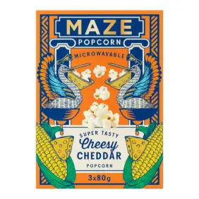 MAZE Popcorn - Cheesy Cheddar - USA Konfekture