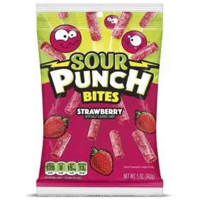 Sour Punch - Bites Strawberry - 